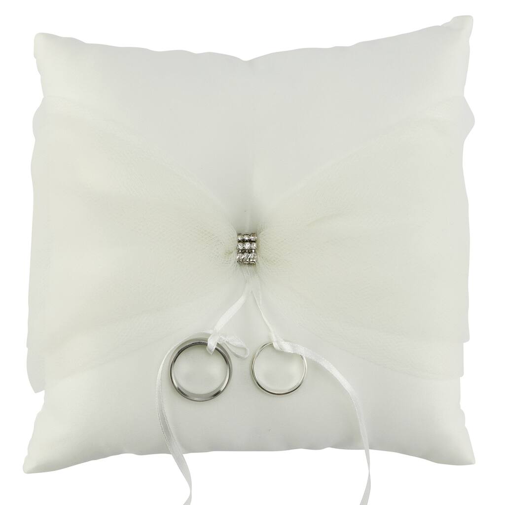 Celebrate It Occasions Tulle Ring Bearer Pillow
